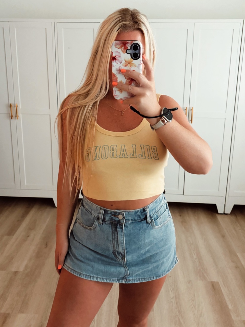 🆕 NWT billabong yellow cropped tank top